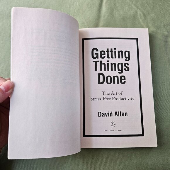 Getting Things Done: The‎ Art of Stress Free Productivity David Allen Paperback - Picture 3 of 8
